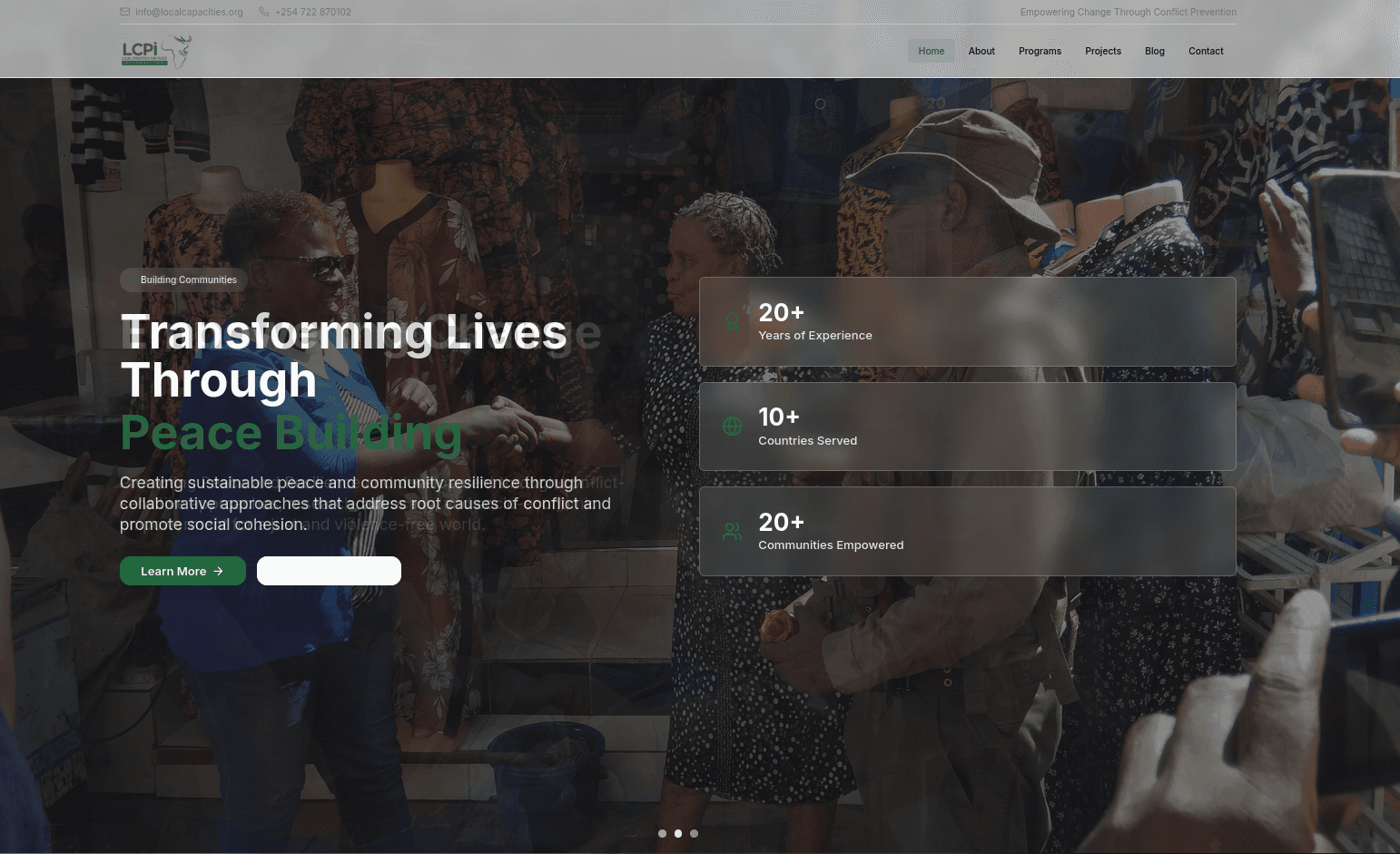 Local Capacities for Peace International